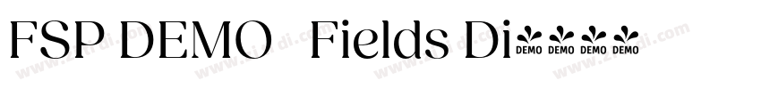 FSP DEMO   Fields Di字体转换